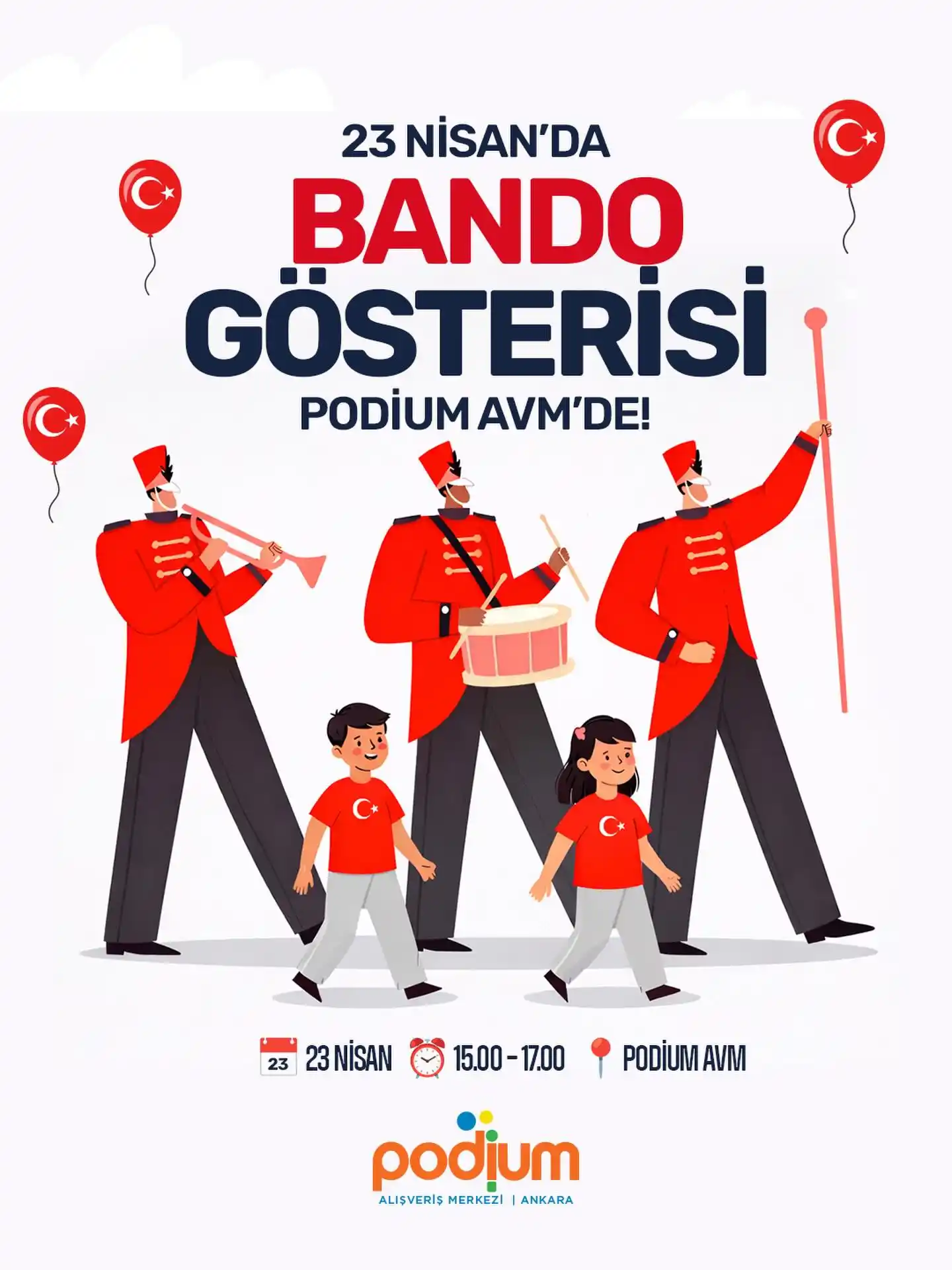23 Nisan Bando Gösterisi