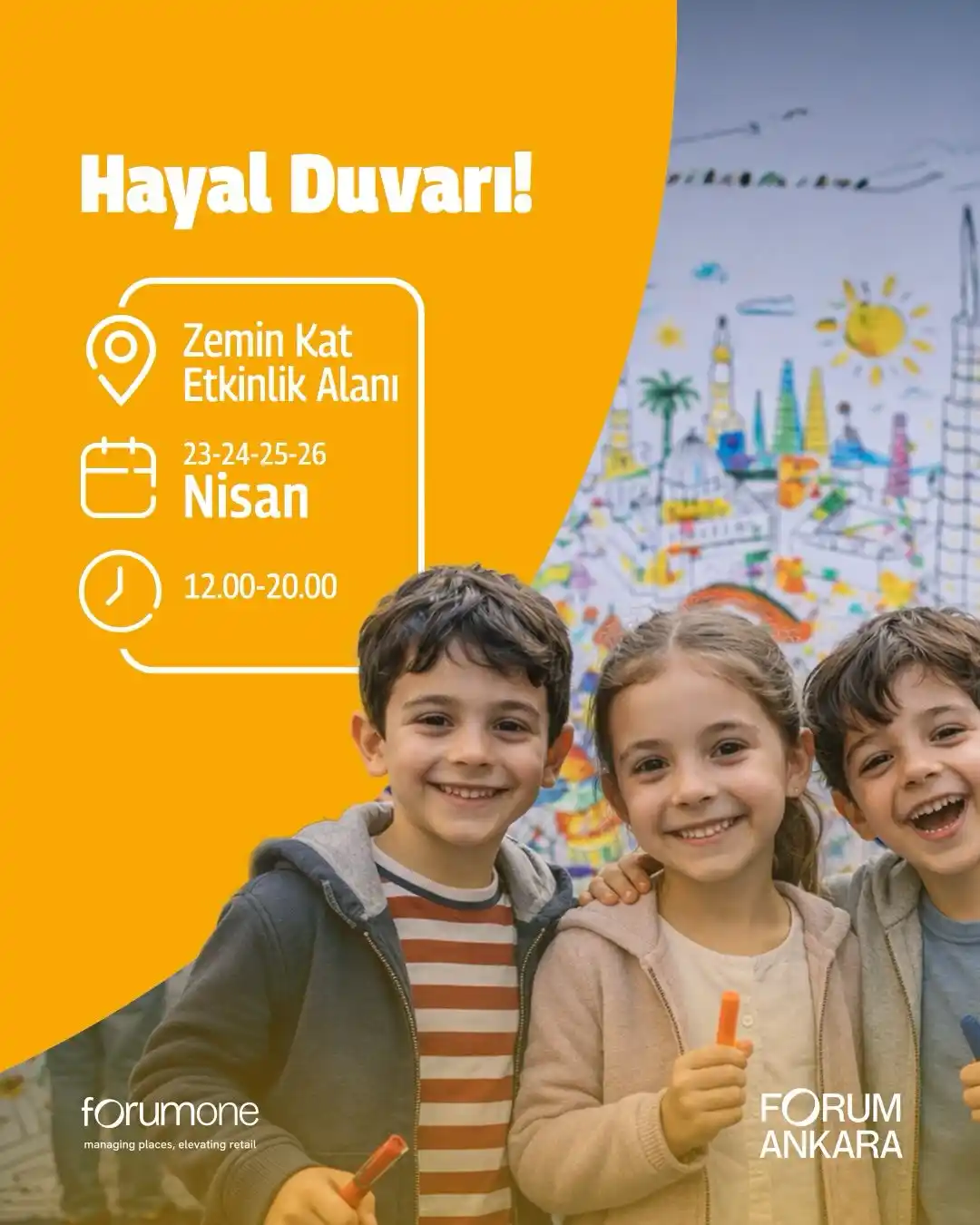 23 Nisan Hayal Duvarı Etkinliği
